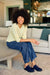| Navy Ruffle