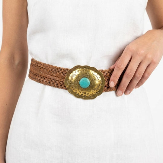 Woven Leather Belts