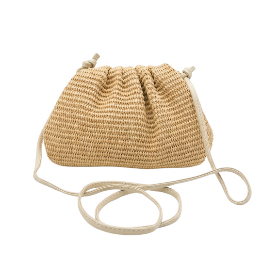 Raffia Clutch