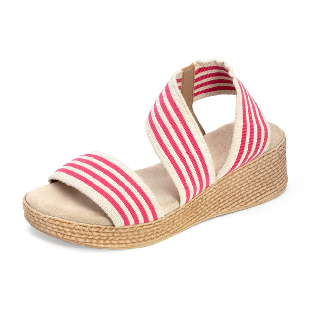 | Pink Linen Stripe