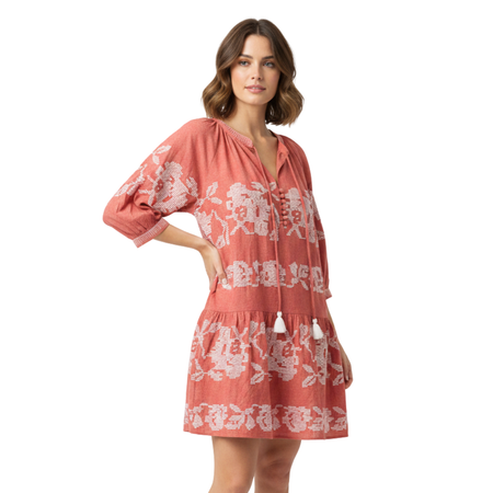 | Coral/ White