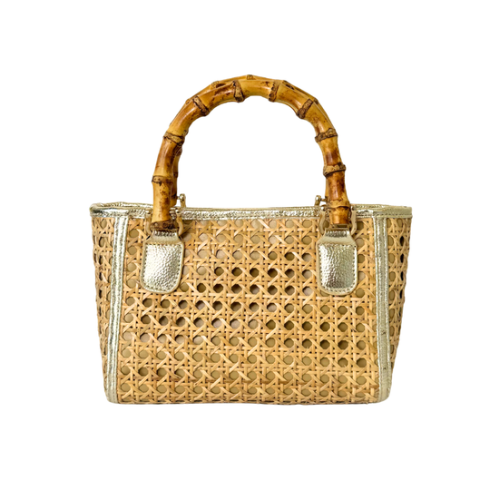 Mini Rattan Tote